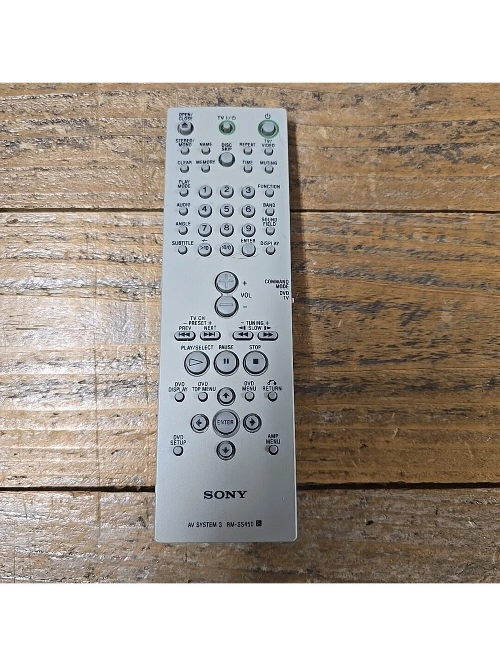 SONY RM-SS450 REMOTE CONTROL for DAV-C450 HCD-C450